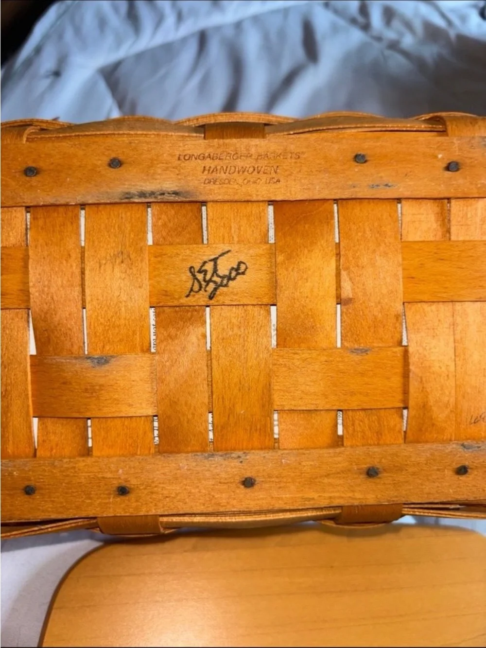 Longaberger Honey Oak Accent Basket set